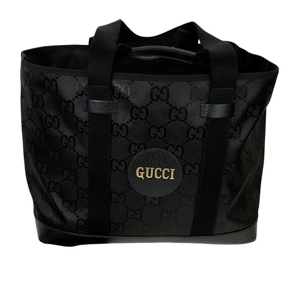 Gucci Women’s Discover the Gucci Off The Grid Medium Tote Bag in Black Nylon - Picture 1 of 8